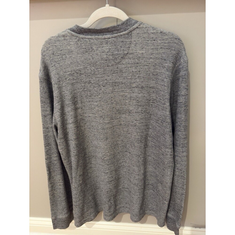 Alesbury Men's Heritage Style Henley Thermal Shirt Sz XL Gray 1/4 Zip Elevarted - Picture 2 of 12